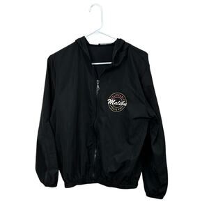 Brandy Melville Black  Malibu Windbreaker Jacket one size